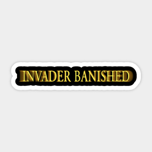 Invader Banished - Dark Souls Sticker